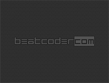 Tablet Screenshot of beatcoder.com